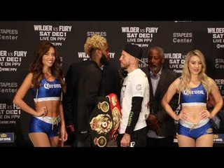 JARRETT HURD v JASON WELBORN - HEAD TO HEAD @ FINAL PRESS CONFERENCE / WILDER v FURY