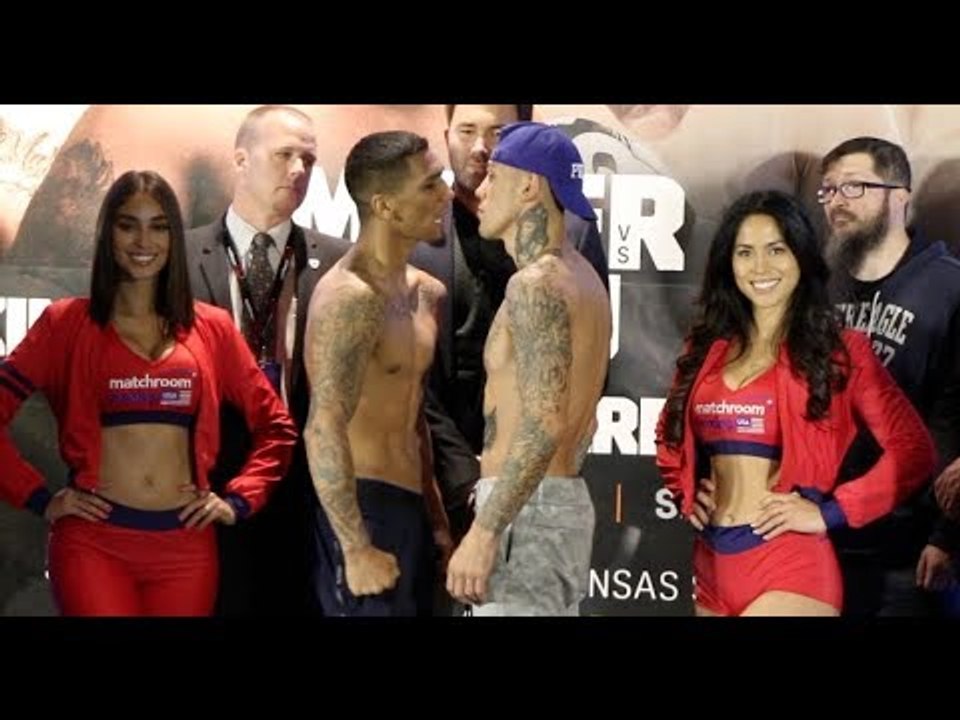 WHO WINS THE BET? - LUIS ARIAS & GABE ROSADO TRADE WORDS AT WEIGH IN / ARIAS-ROASDO