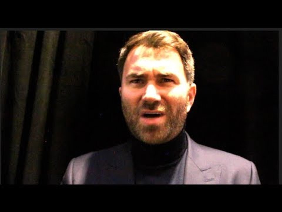 'ARE WE RUNNING OR BEGGING?' - EDDIE HEARN TO DEONTAY WILDER, & ON CANELO-ROCKY, JOSHUA, KHAN-BROOK