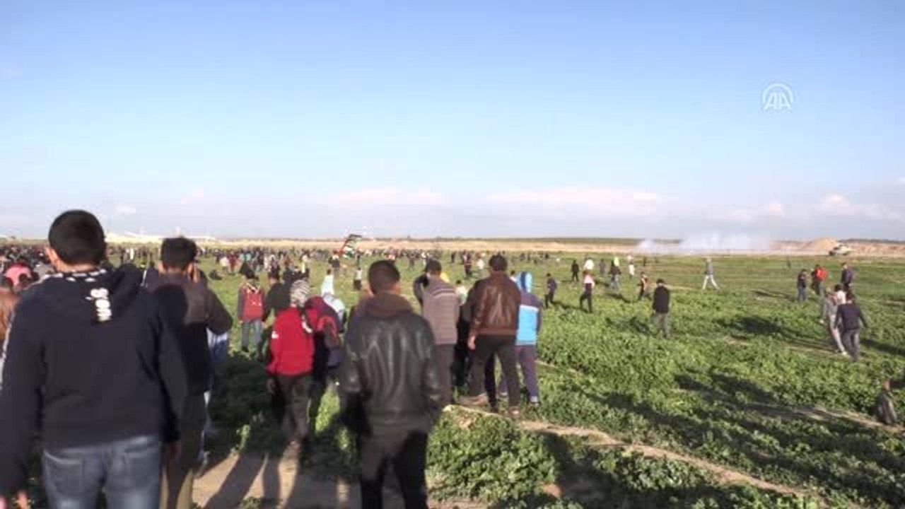 İsrail Askerleri Gazze Sınırında 3 Filistinliyi Yaraladı - Gazze