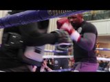 WAR CHISORA! DERECK CHISORA DESTRUCTIVE ON PADS AT PUBLIC WORKOUT AHEAD OF DILLIAN WHYTE REMATCH