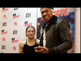 'ITS UP TO THEM! - WHOEVER WANTS IT' - ANTHONY JOSHUA TELLS KATIE TAYLOR AFTER WIN IN NEW YORK