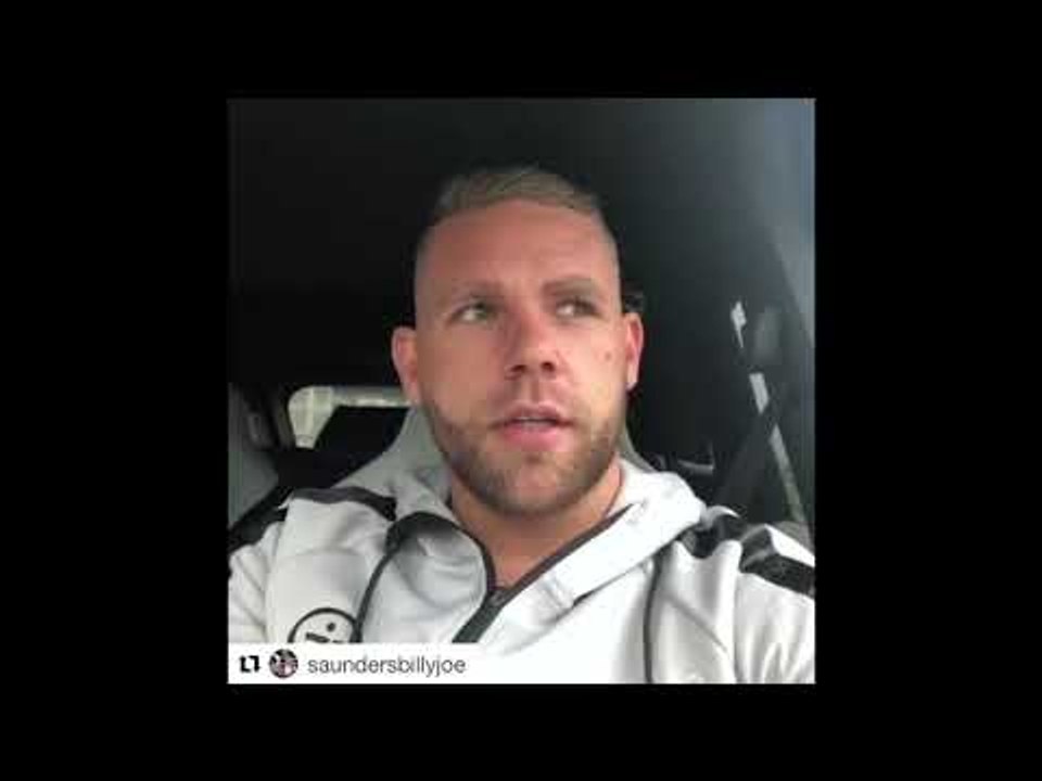 'I WOULD NOT BE BOXING IF IT WASN'T FOR TYSON FURY' - SAYS BILLY JOE SAUNDERS