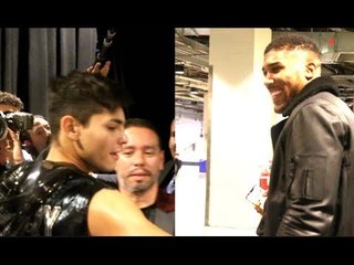 'YOU GOT WILDER! - RIGHT HAND - YOU GOT IT' - RYAN GARCIA TELLS ANTHONY JOSHUA AFTER WIN IN NEW YORK