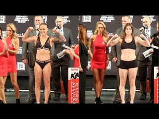 WAR TAYLOR! - KATIE TAYLOR v  EVA WAHLSTROM - OFFICIAL WEIGH-IN FROM NEW YORK CITY / CANELO v ROCKY