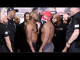 HEATED! - DILLAIN WHYTE v DERECK CHISORA 2 - *OFFICIAL WEIGH-IN / & CHISORA RAMPAGE AFTER!