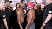 HEATED! - DILLAIN WHYTE v DERECK CHISORA 2 - *OFFICIAL WEIGH-IN / & CHISORA RAMPAGE AFTER!
