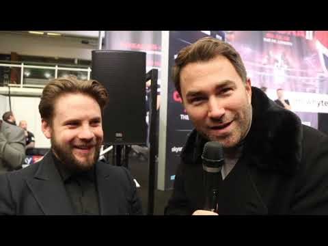 EDDIE HEARN DOES WEDDING SPEECH IN STYLE OF CHRIS EUBANK SNR FOR FRANK SMITH & EMILY EUBANK