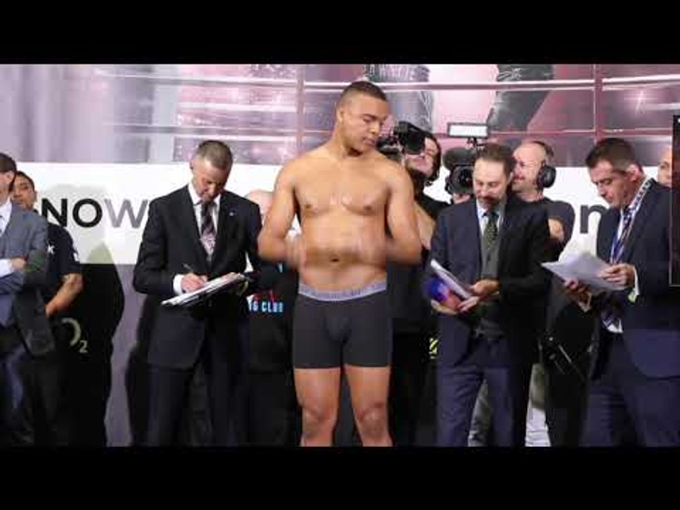 HEAVYWEIGHTS! - FABIO WARDLEY (WHYTE SPARRING PARTNER) v PHIL WILLIAMS *OFFICIAL WEIGH IN*