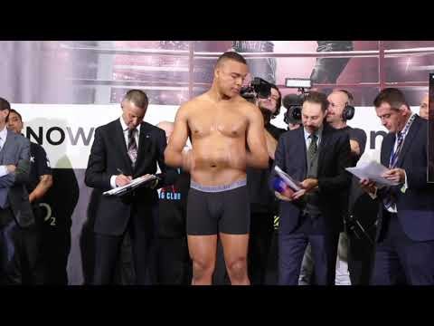 HEAVYWEIGHTS! - FABIO WARDLEY (WHYTE SPARRING PARTNER) v PHIL WILLIAMS *OFFICIAL WEIGH IN*
