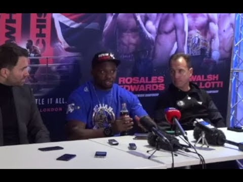 DILLIAN WHYTE IMMEDIATE REACTION TO EMPHATIC 11th ROUND KNOCKOUT OF DEREK CHISORA @ 02