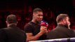 BOO'S FOR JOSHUA? ANTHONY JOSHUA VERY WOUND UP AS HE ENTERS RING & GETS CONFRONTED BY DILLIAN WHYTE