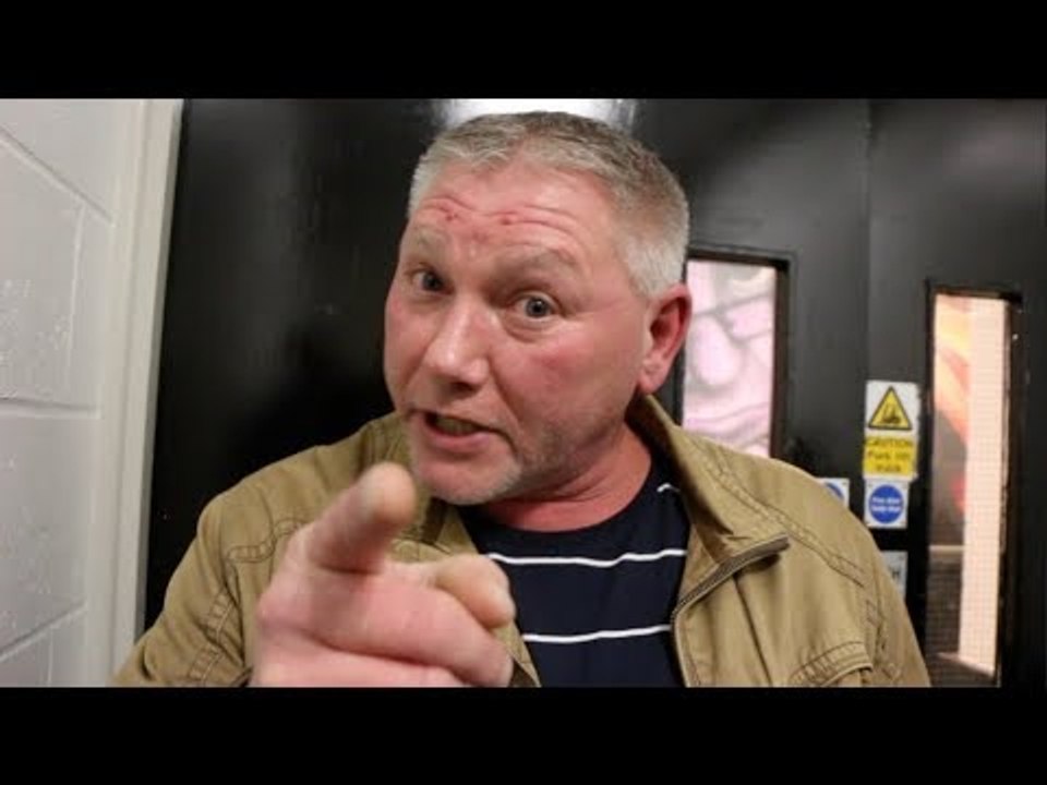 'EDDIE HEARN I DONT LIKE YOU! YOU'RE A DISGRACE TO BRITISH BOXING' -TOMMY SAUNDERS (BJ SAUNDERS DAD)