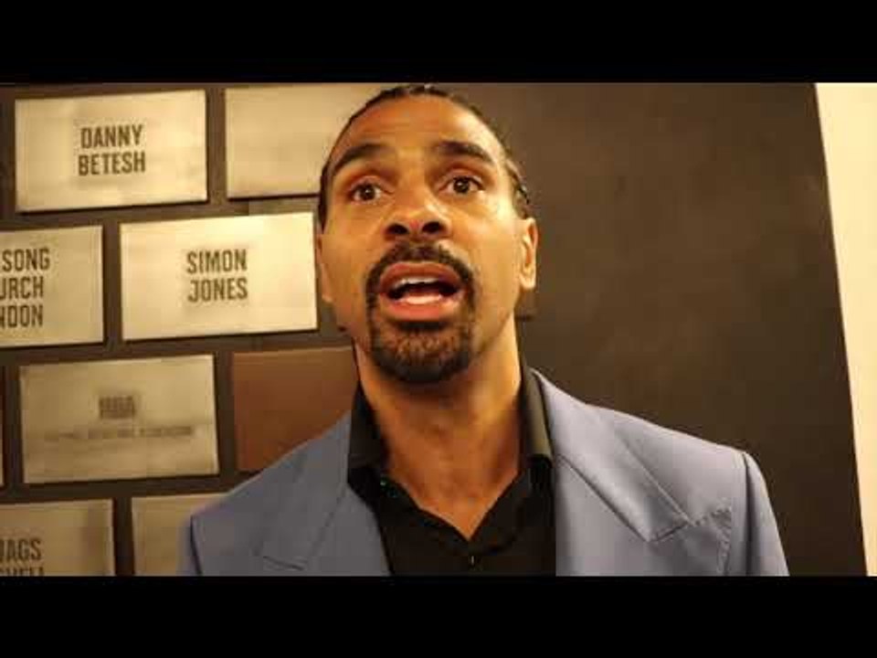 DAVID HAYE REACTS TO DERECK CHISORA'S BRUTAL 11th ROUND KNOCKOUT DEFEAT TO DILLIAN WHYTE