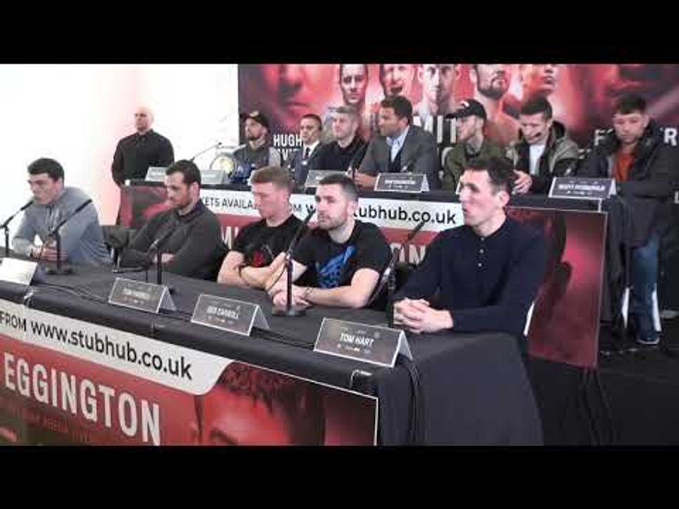 EDDIE HEARN PRESENTS - LIAM SMITH v SAM EGGINGTON - PRESS CONFERENCE / FOWLER-FITZGERALD / PRICE