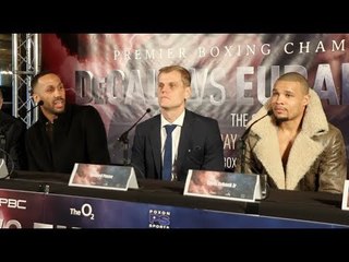 JAMES DeGALE v CHRIS EUBANK JR  **FULL & UNCUT**  PRESS CONFERENCE / FEB 23rd @ THE o2
