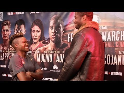 WTF?! BIZARRE - DANIEL DUBOIS & NICOLA ADAMS FACE-OFF @ PRESS CONFERENCE / ROYAL ALBERT HALL
