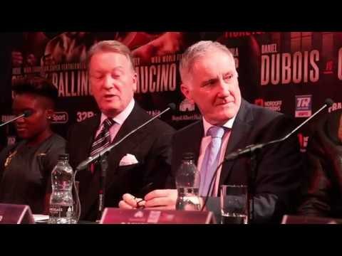 FRANK WARREN PRESENTS MARCH 8th PRESS CONFERENCE - DANIEL DUBOIS / NICOLA ADAMS / LIAM WILLIAMS