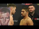 WARM UP BEFORE FOWLER! - SCOTT FITZGERALD v RADOSLAV MITEV **OFFICIAL** HEAD-TO-HEAD @ WEIGH-IN / o2