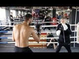JAMES DeGALE SMASHES PADS WITH JIM McDONNELL AHEAD OF GRUDGE CLASH v CHRIS EUBANK JR / FEB 23 / o2