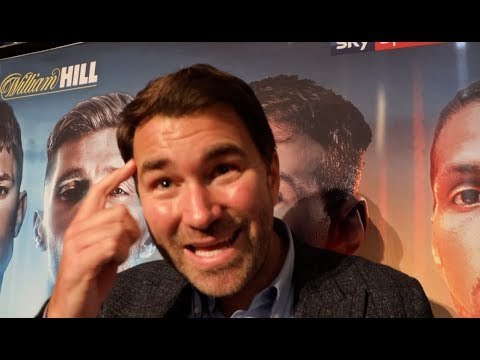 EDDIE HEARN (RAW) ON JOSHUA-MILLER, WHYTE v POVETKIN/BREAZEALE, WILDER-FURY, LOSING PURSE BID