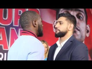 CAN KHAN SHOCK CRAWFORD? - TERENCE CRAWFORD v AMIR KHAN - HEAD TO HEAD @ NY PRESS CONFERENCE