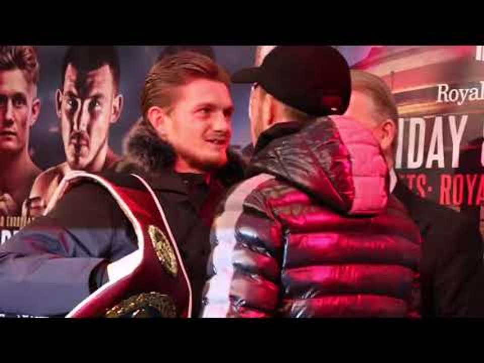 ARCHIE SHARP v LUCAS BALLINGALL **OFFICIAL** HEAD-TO-HEAD @ PRESS CONFERENCE / ROYAL ALBERT HALL