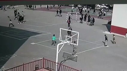 Okula giren pitbull öğrencilere saldırdı (2) - ÇORUM