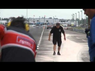 Napierville dragway : Marcel Bard, responsable des réchauffements des pneus - QC12