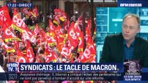 Réforme de l’assurance chômage: Emmanuel Macron tacle les syndicats