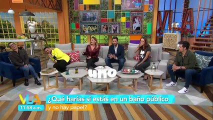 ¿Qué harías si estás en un baño publico y no hay papel? Esto nos respondieron nuestros conductores.