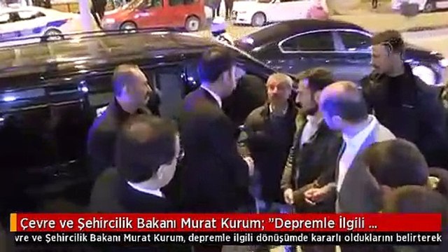 Çevre ve Şehircilik Bakanı Murat Kurum: Depremle İlgili Dönüşümde Kararlıyız