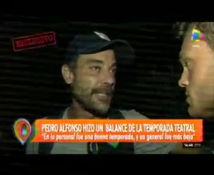 Pedro nota en Intrusos - 21 de Febrero