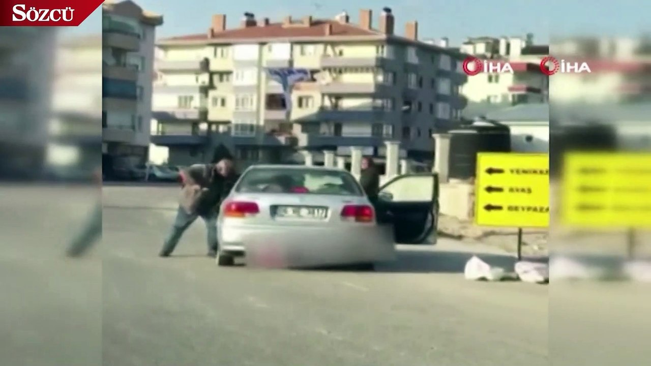 Başkent'te trafikte böyle terör estirdiler