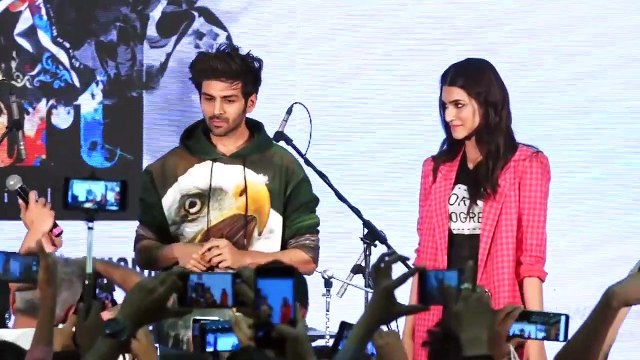 Kartik Aaryan & Kriti Sanon Promote Luka Chuppi | Filmibeat