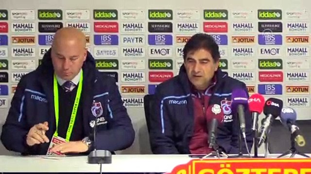 Göztepe-Trabzonspor maçının ardından - Ünal Karaman - İZMİR