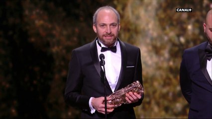 Yorgos Lamprinos reçoit le César du Meilleur Montage pour Jusqu'à La Garde - César 2019