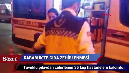 Tavuklu pilavdan 35 kişi zehirlendi!