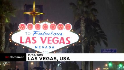 Il a neigé sur Las Vegas