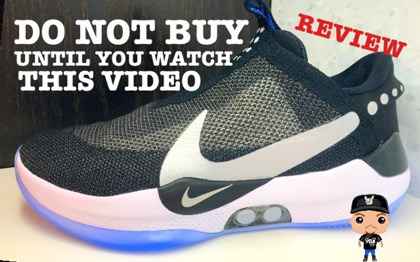 NIKE ADAPT BB AUTO LACE BASKETBALL SHOES DETAILED HONEST REVIEW - WATCH  BEFORE YOU GET THEM - video Dailymotion