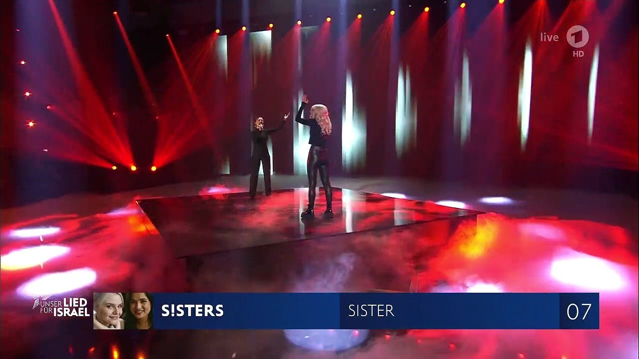 Sisters - 'Sister' - Germany's Entry For The Eurovision Song Contest 2019 in Tel Aviv (Live @ National Final in Berlin: Unser Song für Israel)
