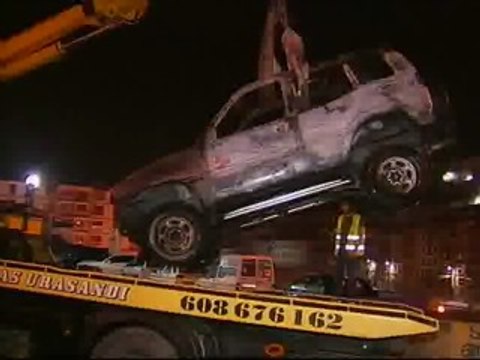 Unos desconocidos queman el coche del presidente de la gestora de Ondarroa