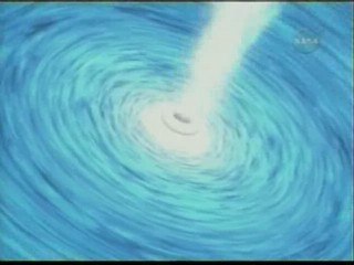 La Nasa fotografía a un agujero negro mientras absorbe a una galaxia