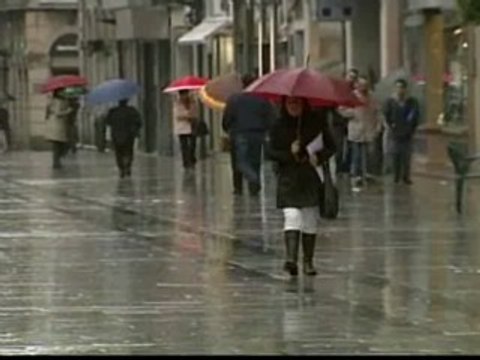 Primer temporal de lluvias del otoño tras un fin de semana gélido