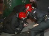 Duro enfrentamiento con la Ertzaintza en Bilbao