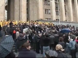 Nuevas protestas en Georgia contra el presidente Mikhail Saakashvili