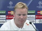 Koeman dirige su primer entrenamiento con el Valencia