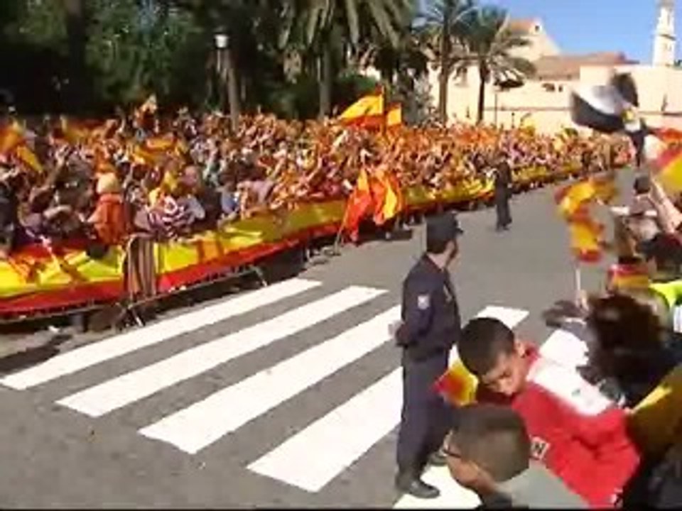 Ceuta se ha vestido de gala para recibir a los Reyes