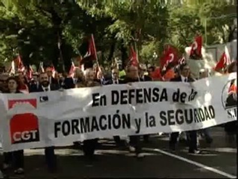 Los maquinistas se manifiestan para pedir más seguridad en el AVE