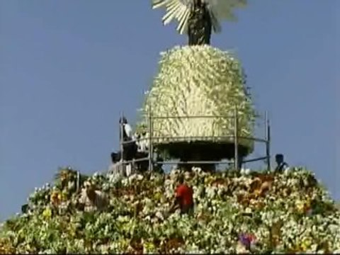 Diez millones de flores para la Virgen del Pilar